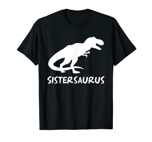 Camiseta de la familia Sister Saurus Dinosaur Funny Sistersaurus Kawaii Camiseta