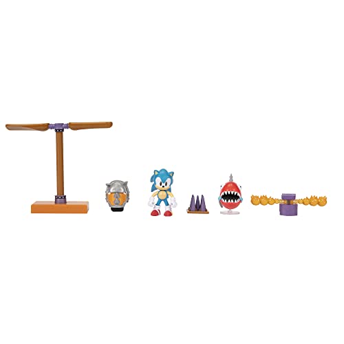 Sonic The Hedgehog Action Figures 2.5" Diorama Set - Flying Battery Zone - Image 2
