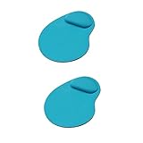 Tapis de souris d'ordinateur : le revêtement en tissus mutispandex lisse améliore le suivi des et crée un glissement constant de la souris et du repose-poignet.