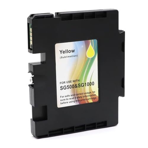 Cartuccia dinchiostro compatibile SG500 per Sawgrass SG1000 con chip per inchiostro a sublimazioneSG500-Yellow