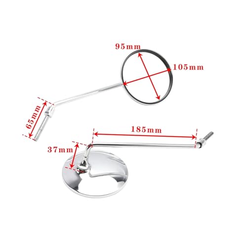 Par de espejos de 8 mm for C50 C65 C70 C90 CM91 CM90 CB100 CB125S CL100 2