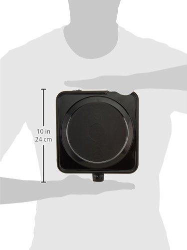 Aroma Housewares AHP-303 Single Burner Hot Plate, Metal, Black - Thumbnail 6