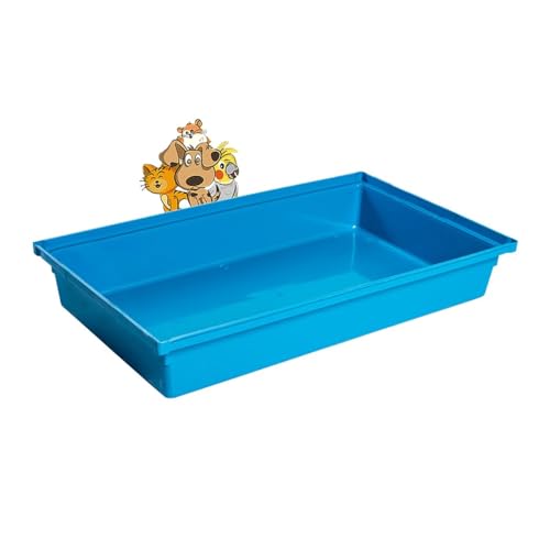 Bandeja Azul Para Gaiola Calopsita/Coelho Pet Roe Jel Plast