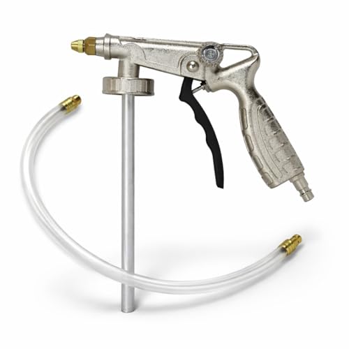 ROSTIO UBS-Pistole Hohlraumpistole mit Schlauch & Hohlraumsonde | Unterbodenschutz-Pistole Druckluft inkl. Schlauch & Hohlraumsonde | Spritzpistole Unterbodenschutz & Hohlraumversiegelung