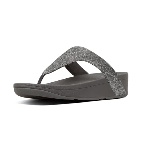 Image of FitFlop Women's LULU Suede Toe-Post Sandals | Lightweight Summer Walking Sandals with Cushioned Comfort, Arch Support & Grip