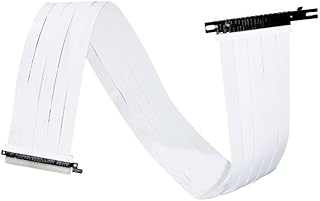 LIANLI 「O11D EVO XL」専用オプション PW-PCIV-4-90W(ホワイト) PCI-e 4.0対応ライザーケーブル 長さ90cm 日本正規代理店品