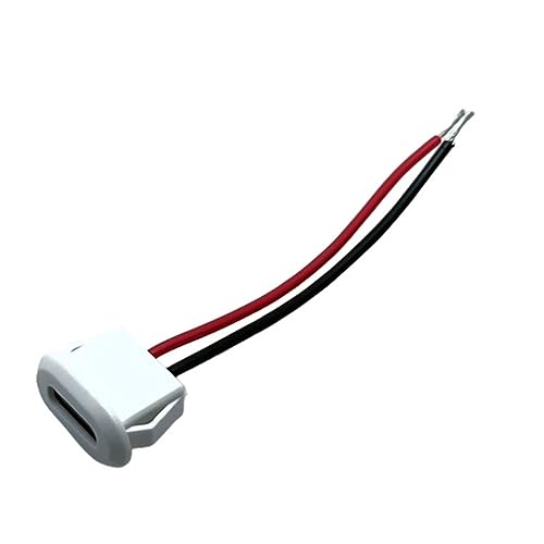 1PC 1PX5 Waterproof USB Type C Female Connector PH 2.0 Terminal 3A High Current