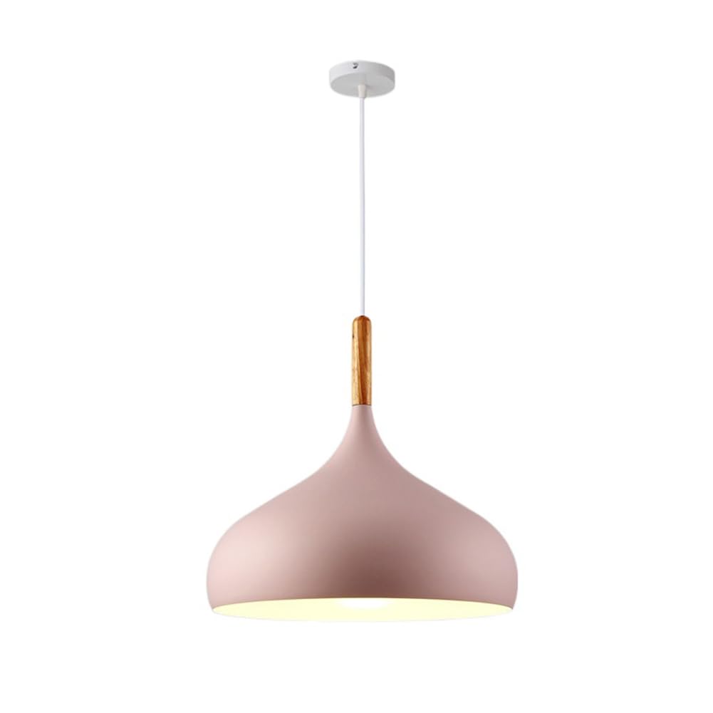 Suspension îlot de cuisine rose pastel style nordique et rétro