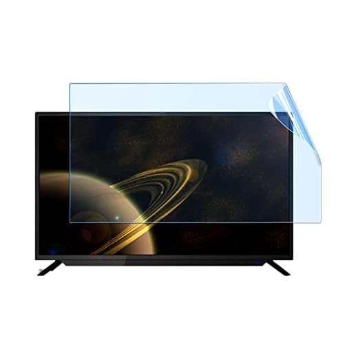 XQHD Protector de Pantalla de TV Anti Luz Azul, TV Protector De Pantalla Filtro De Luz Antirreflejos Alivia La Fatiga Ocular, Adapta a LCD, HDTV, monitores y Pantallas,Matte-40in(886X498) mm