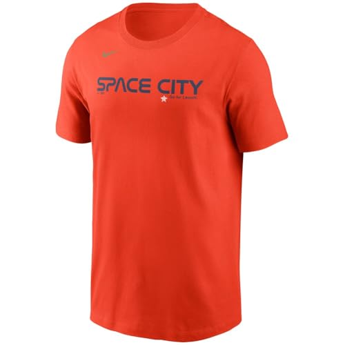 T-shirt Nike Houston Astros City Connect pour homme en coton bleu marine