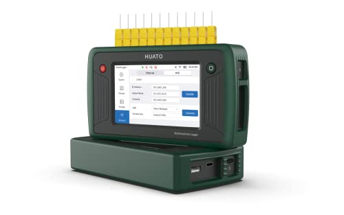 Huato Next Gen S1500 Series 16 Channel Thermocouple Data Logger With Color Touch Screen #TOP6
