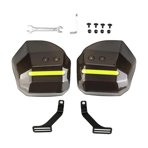 Protège-mains de moto coque rigide déviation vent et chocs