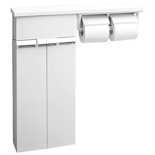 Amazon.co.jp: LIXIL(リクシル) INAX 壁付収納棚 トイレ用 紙巻器付  