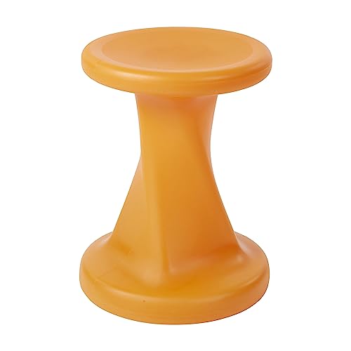 Image of ECR4Kids Twist Active Wobble Stool, 18in Seat Height, Classroom Furniture, Orange