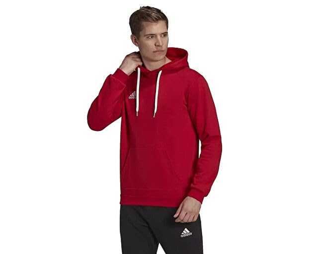 adidas Herren Entrada 22 Sweat Hoodie, Team Power Red 2, M – Ansicht 3