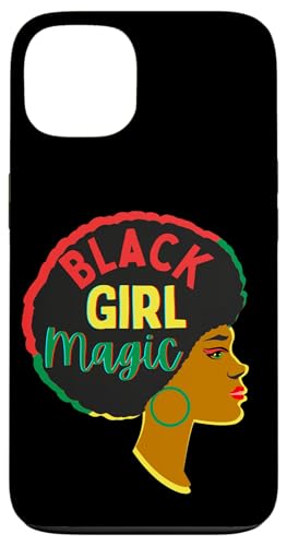 Black Girl Magic Black History Month �����j�� �K�[���Y �V�X�^ �y���� �X�}�z�P�[�X iPhone 13 �p