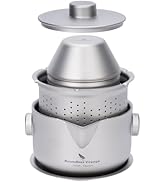 バーベキュー・調理用品 Bergamot Titanium Dripper & Cooker Set Amazon.com | iBasingo 180ML Titanium Kung Fu Tea Set with 3