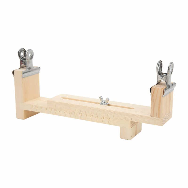 Wooden Weaving Rack Bracelet Weaving Rack Solid Wood with Clips for Bracelet for Necklace for Rope
