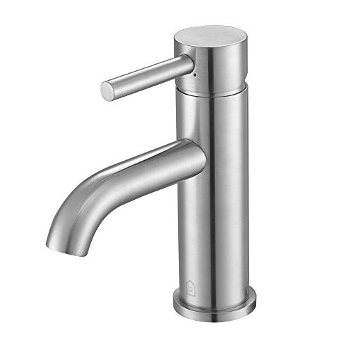Ancona AN-4366 Valencia Series Single Lever 1-Hole Bathroom Faucet in Brushed Nickel