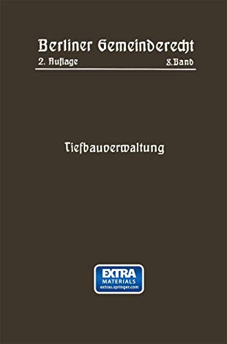 Tiefbauverwaltung (German Edition)