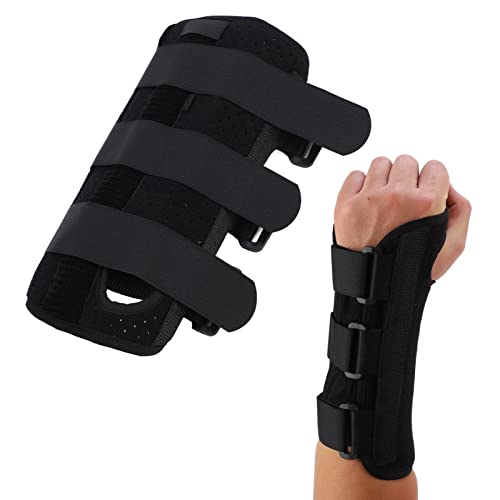 手首保護具 仕事 腕サポーター 重量挙げ 快適 フィットネス アウトドアスポーツ 手首サポーター 通気性 取り外し可能(左手, M)