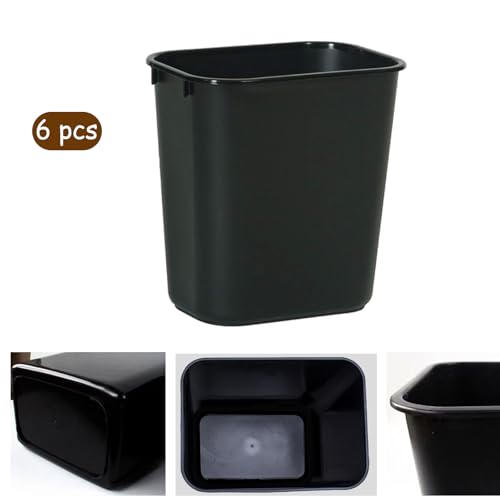 6 Canecas negras pequeñas con bolsas - 8 L cada una miniatura 3