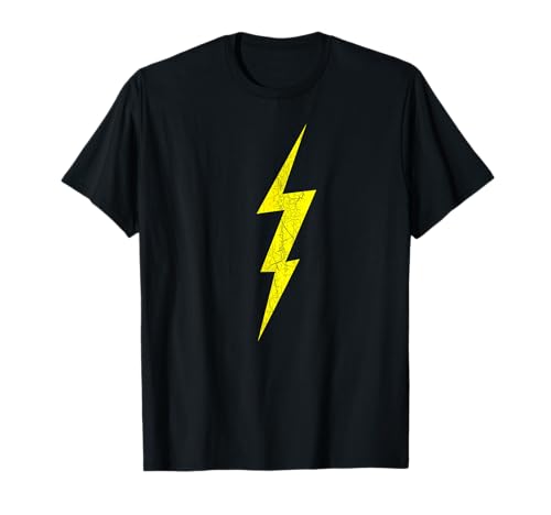 Lightning Bolt Electrical Storm Graphic Icon T-Shirt