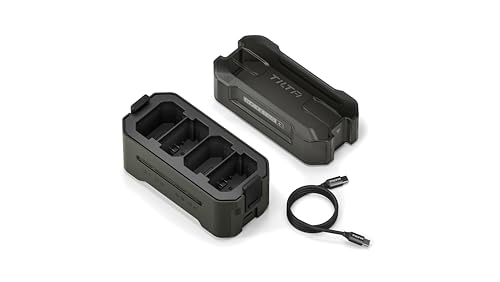 Tilta Tragbare Ladestation für NP-FZ100 (4 Kanäle) - Grün TBC-FZ100-GN