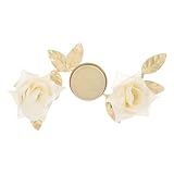 Porte-bougies – ce porte-bougie en forme de rose artificielle est parfait pour décorer une table avec des bougies et créer une magnifique décoration, idéale pour un mariage ou toute autre occasion