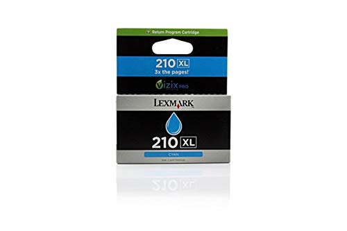 Cartouche d'encre bleu Lexmark 14L0175E pour des impressions nettes