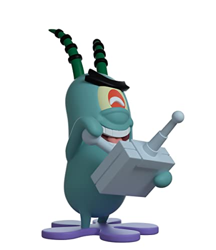 Youtooz Plankton 4.4" Inch Vinyl Figure, Official Licensed Plankton Collectible From Spongebob Squarepants By Youtooz Spongebob Squarepants Collection #TOP2
