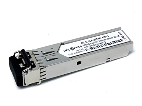 HPC Optics Compatible with Cisco GLC-SX-MMD 1000BASE-SX SFP Transceiver | 1G SX MMF 850nm GLC-SX-MMD-HPC