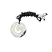 81stgeneration Hand-Carved Bone Koru Swirl Pendant with Paua Shell - Adjustable Cord Necklace for Men - Women's Maori-Style Round Spiral Amulet - Handmade Natural Statement Surfer Jewelry