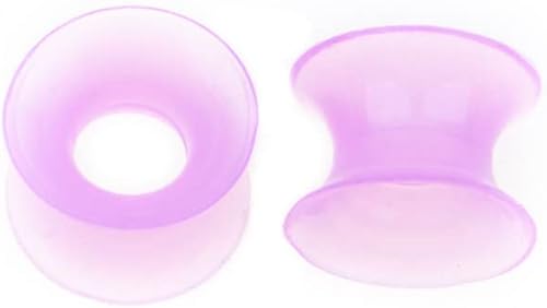 Miniatura 6 de Kit de Estiramiento de Orejas de 50 Piezas 14 Calibres-00 Calibres Expansores Cónicos de Acrílico Mármol Conjuntos de Joyería para Piercing