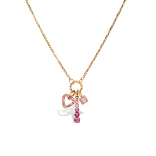 Collier pendentif coeur rose bijoux délicats collier tempérament