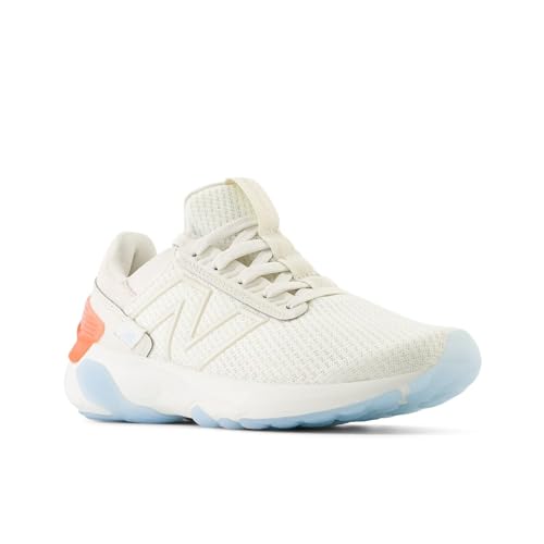 New Balance Women's Fresh Foam X 1440 V1 Running Shoe, Sea Salt/Linen/Gulf Red, 5 W