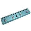 Drfeify Digital Bass Guitar Pedal Processor, Multi Effects Rechargeable Electric Guitar Effector 36 Tones 9 AMP 8 IR for Music Enthusiasts