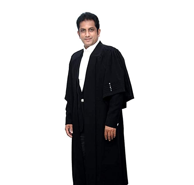 Generic Advocate Lawyer Gowns Black 2XL Women's Robe : Amazon.in: Home ...