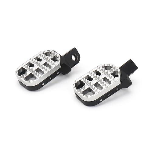 Pédale de repose-pieds CFMOTO 800MT en alliage robuste anodisé noir argent