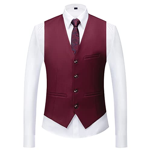 Rogers & Morris Men's Tuxedo Suit Regular Fit 3 Piece Suit Blazer Jacket Waistcoat Pants Set for Wedding Prom - Image 5