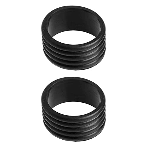 Jorzer Tennisschläger Fix Ringe Gummigriff Bands Übergriffen Protector Für Squash Schläger Black 2 stücke - Image 3