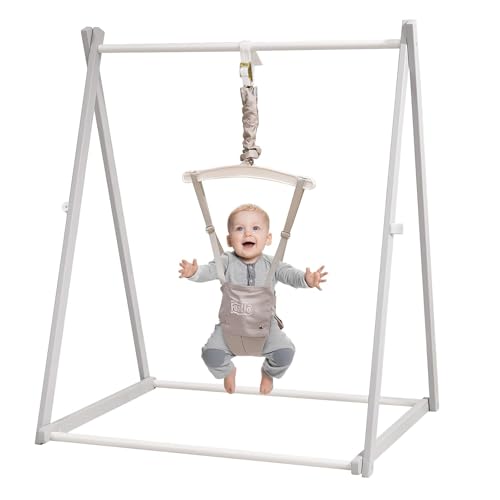 Sautoir bébé en bois premium FUNLIO gris style scandinave