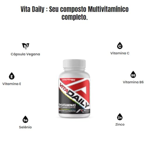 Vita Daily Multivitamínico 90 Caps - Adaptogen Science