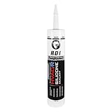 Red Devil 0896 Extreme Temperature HVAC/R Silicone Sealant, Long-Lasting Weather-Resistant Adhesive, 280 ml, White, 1-Pack
