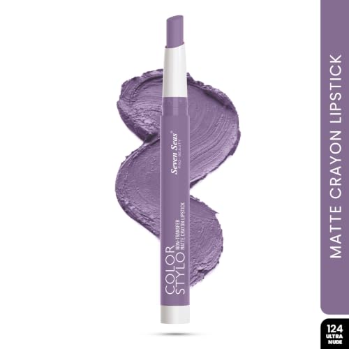 Image of Seven Seas Color Stylo NonTransfer Matte Lipstick | Matte Finish Crayon Lipstick | Waterproof | Long Lasting | Lasts Up to 24 hours(Ultra Nude)