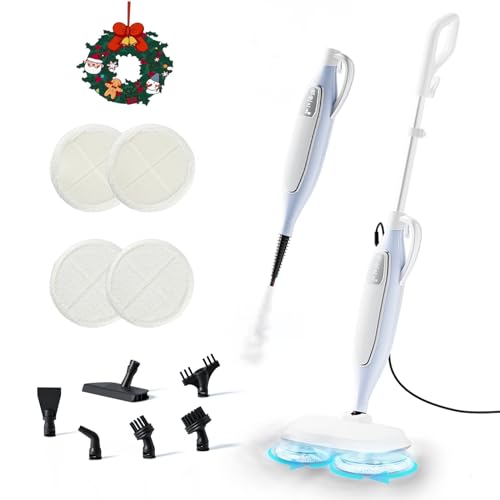 Steam Mop, Floor Scrubber Spin Steam Mop for Floor Cleaning, Multipurpose Steam Cleaner for Home