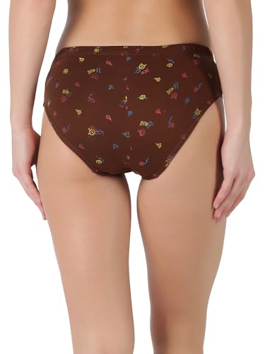 Image of Dollar Lehar Super Combed Cotton Women's Printed Hipster Panty - Actual Print May Vary