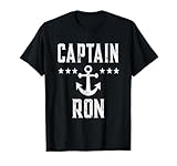 Vintage Captain Ron Family Cruise or Lake Boating T-Shirt