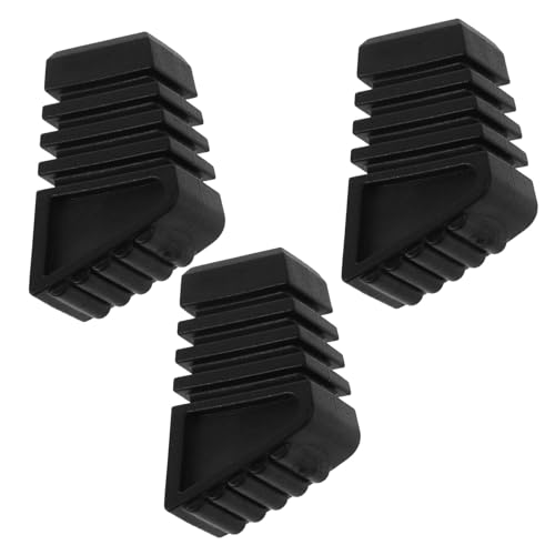 Abaodam 3pcs Rubber Drum Feet for Drum Rack Compatible Multiple Frames Easy Installation Black