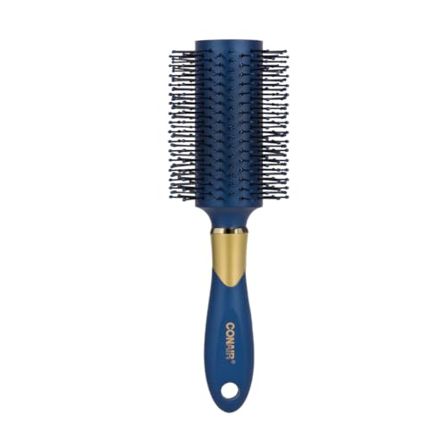CONAIR BLUE Brosse ronde velours
